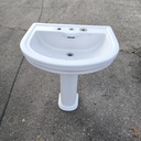 Lavabo + Colonne Céramique - 90 x 67 x 58cm
