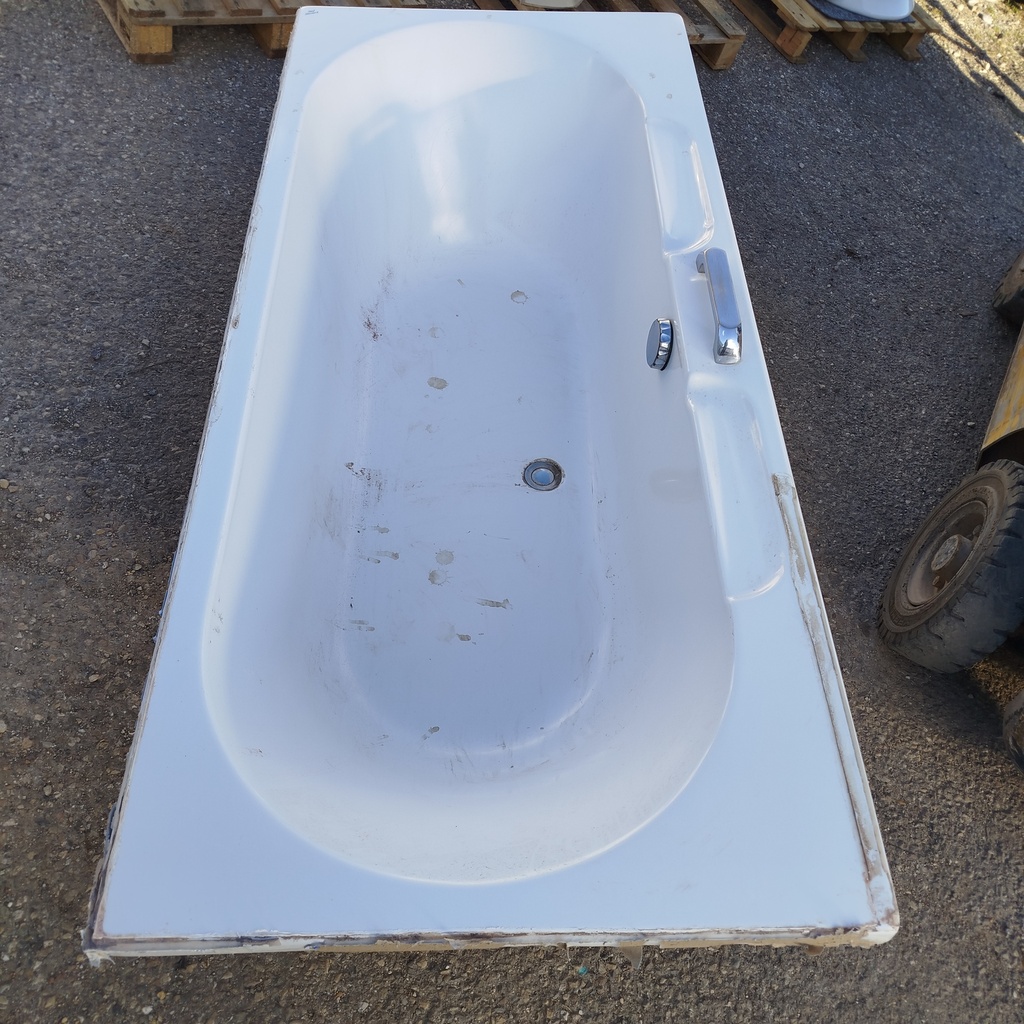 Baignoire Résine Blanche - 180 x 80 x 61cm 
