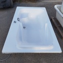 Baignoire Résine Blanche  - 178 x 108.5 x 56cm