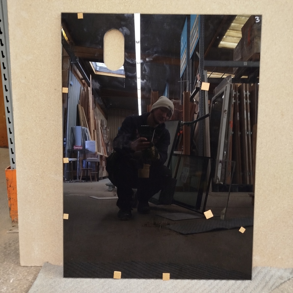 Crédence Noire - 955 x 697 x 6mm