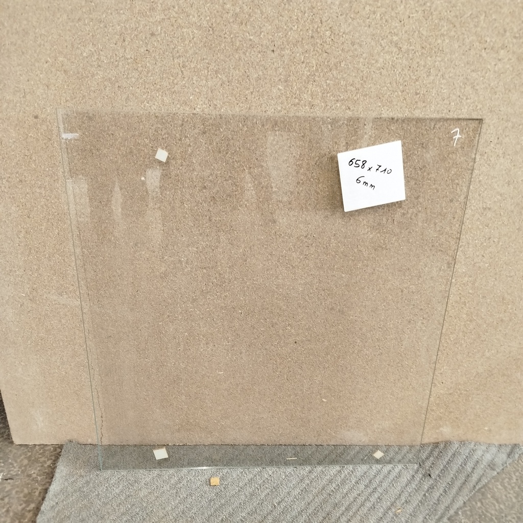 Panneau De Verre - 710 x 658 x 6mm