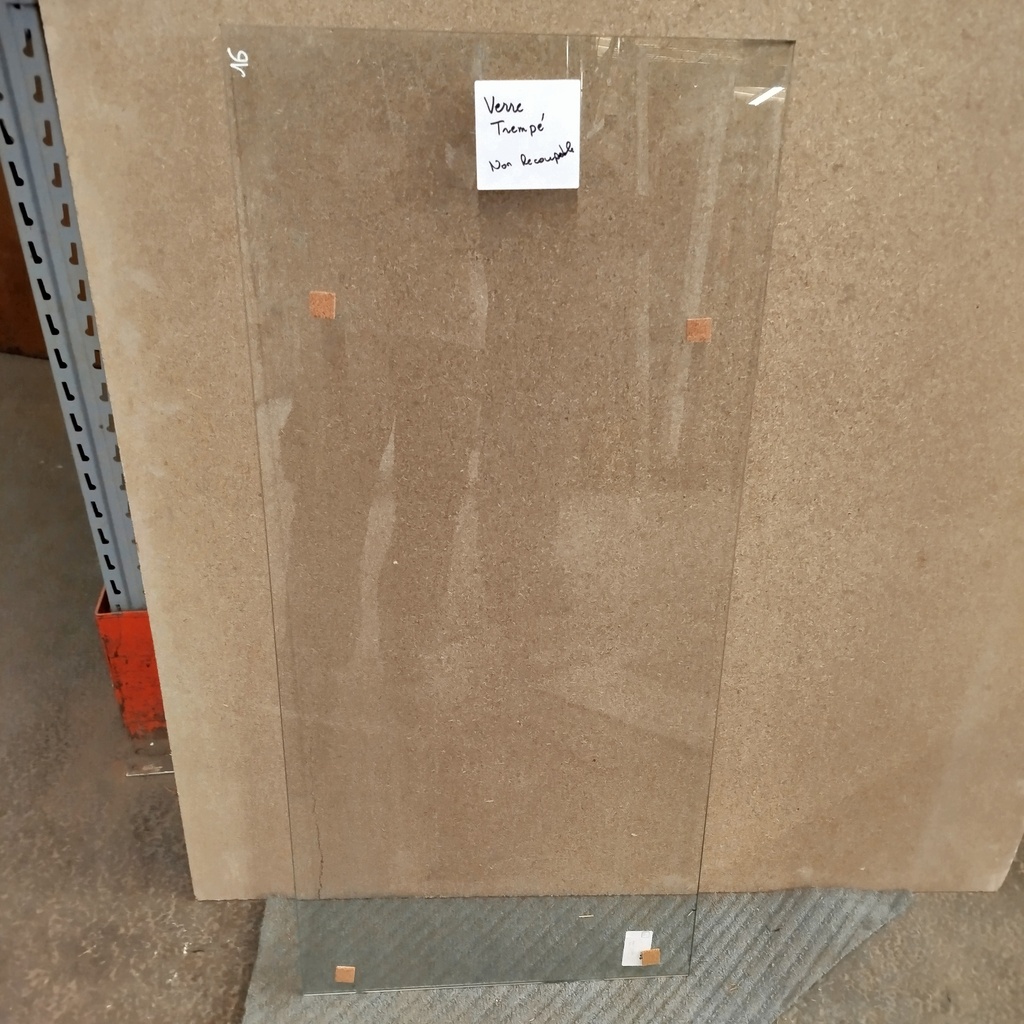 Panneau De Verre Trempé - 1207 x 547 x 8mm