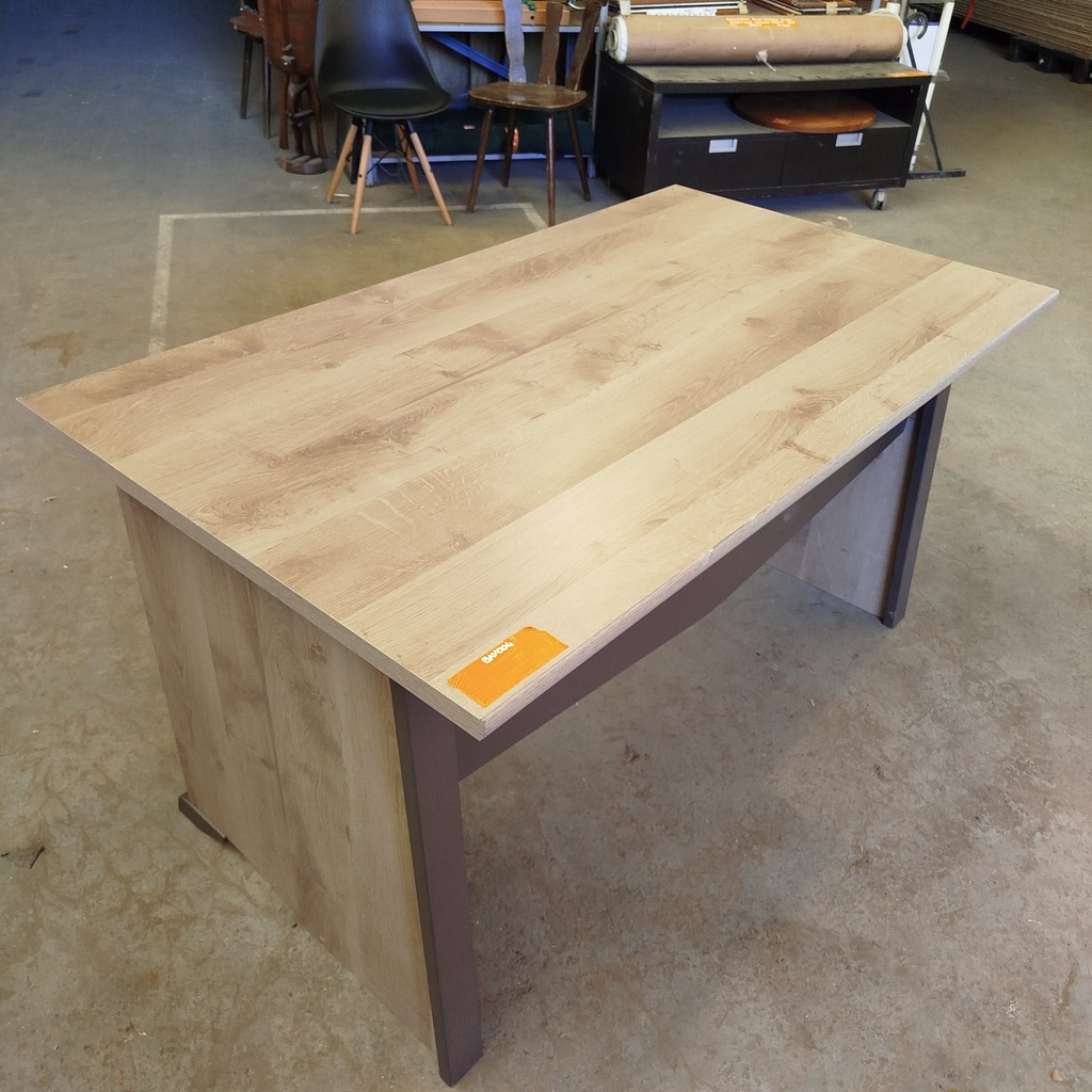 Bureau Aggloméré Effet Bois - 140 x 80 x 74cm