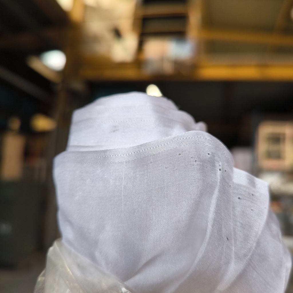 Tissu Style Soie Blanche - 1.5m