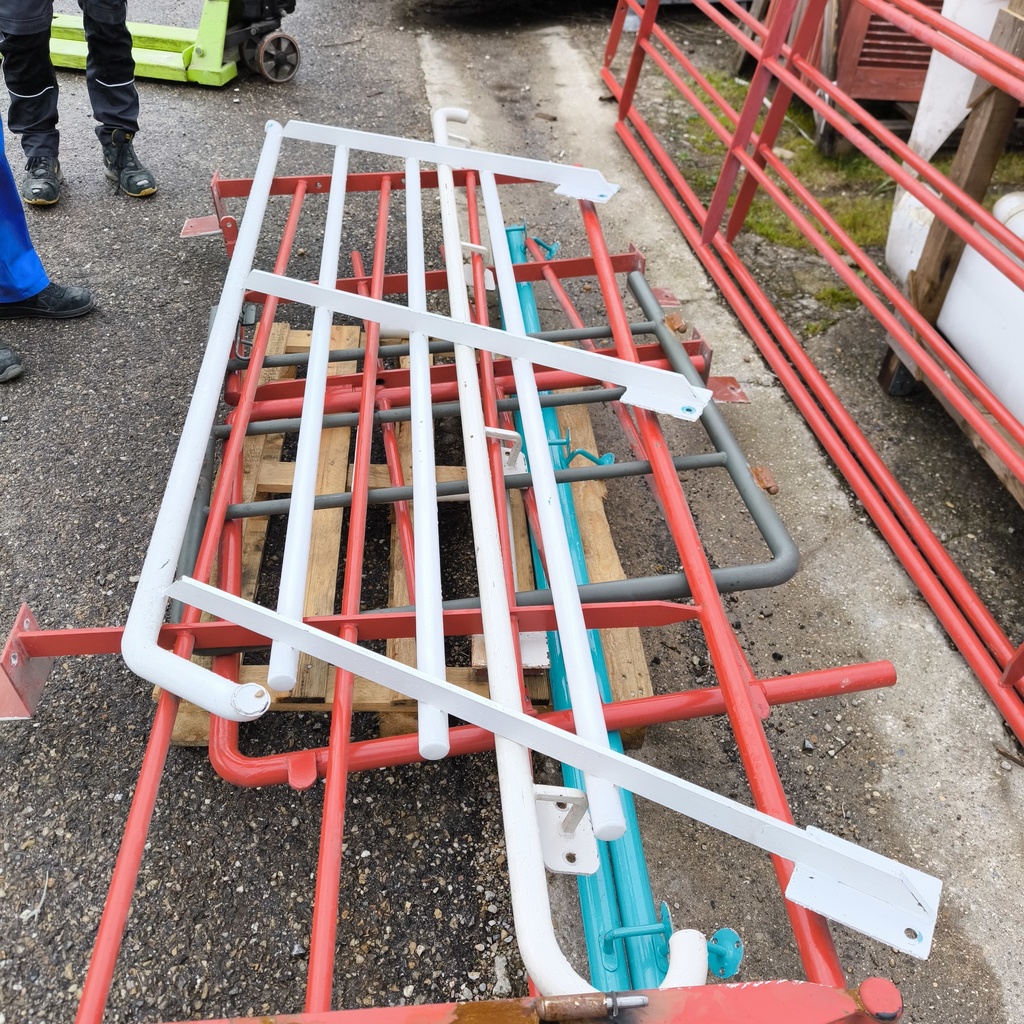 Garde-Corps Escalier Acier Blanc - 220 x 100cm