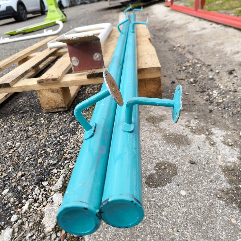 Main courante Acier Bleue - L : 237cm