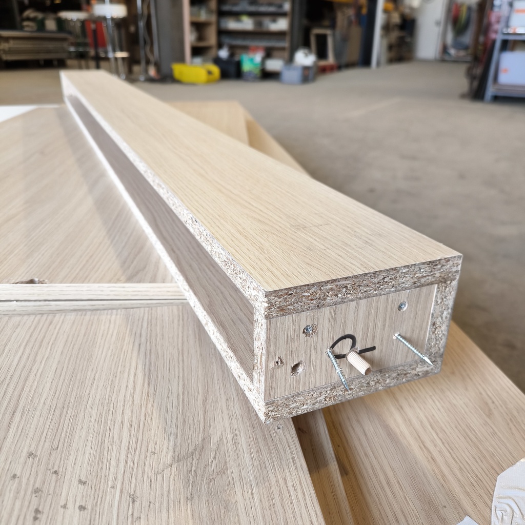 Bloc Aggloméré Effet Bois - 15 x 10cm