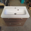 Meuble Bois + Vasque Céramique - 64 x 61.5 x 36.5cm