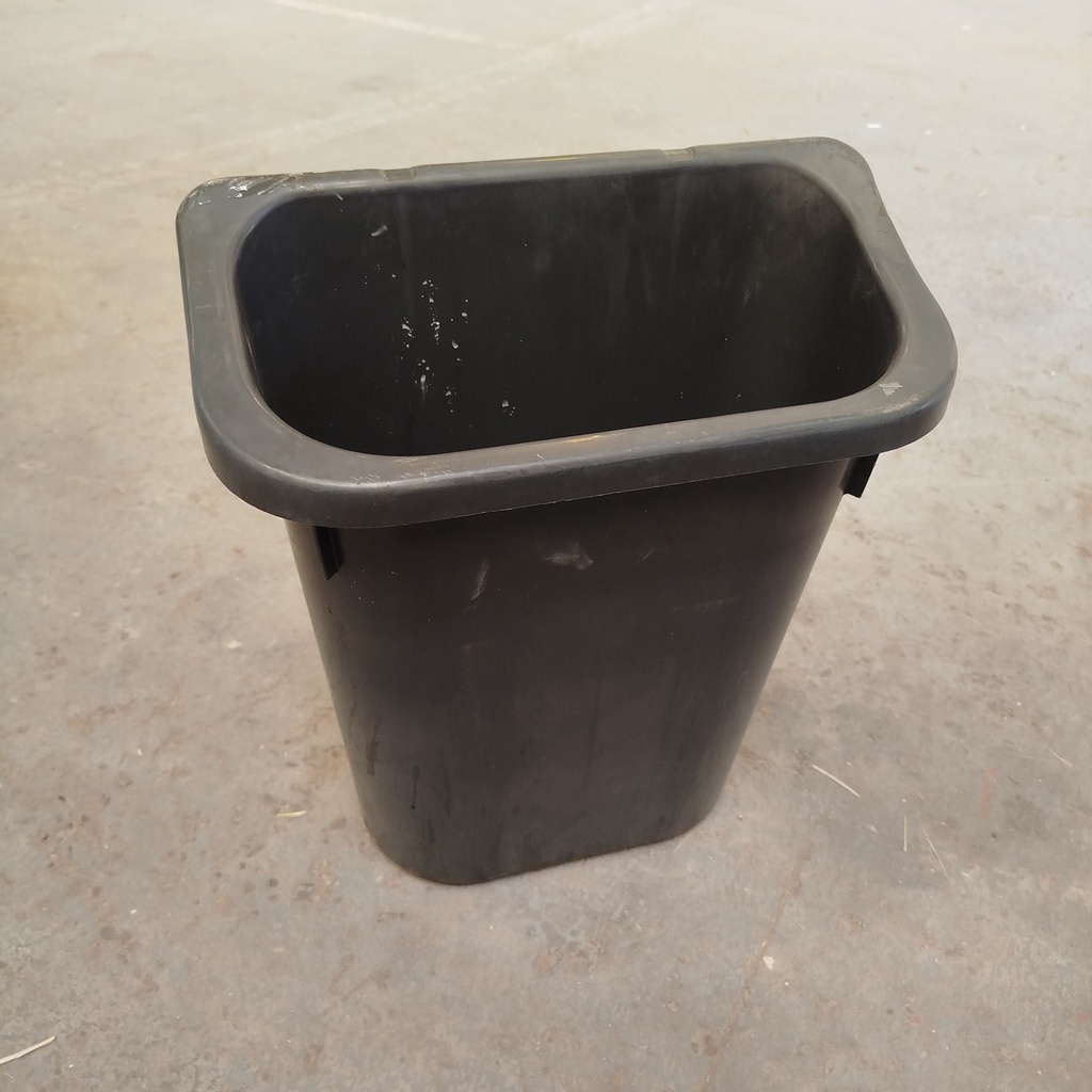 Poubelle Noire 12L - 40 x 32.5 x 16cm