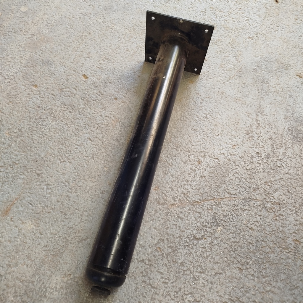 Pied Métallique Noir - h : 70cm