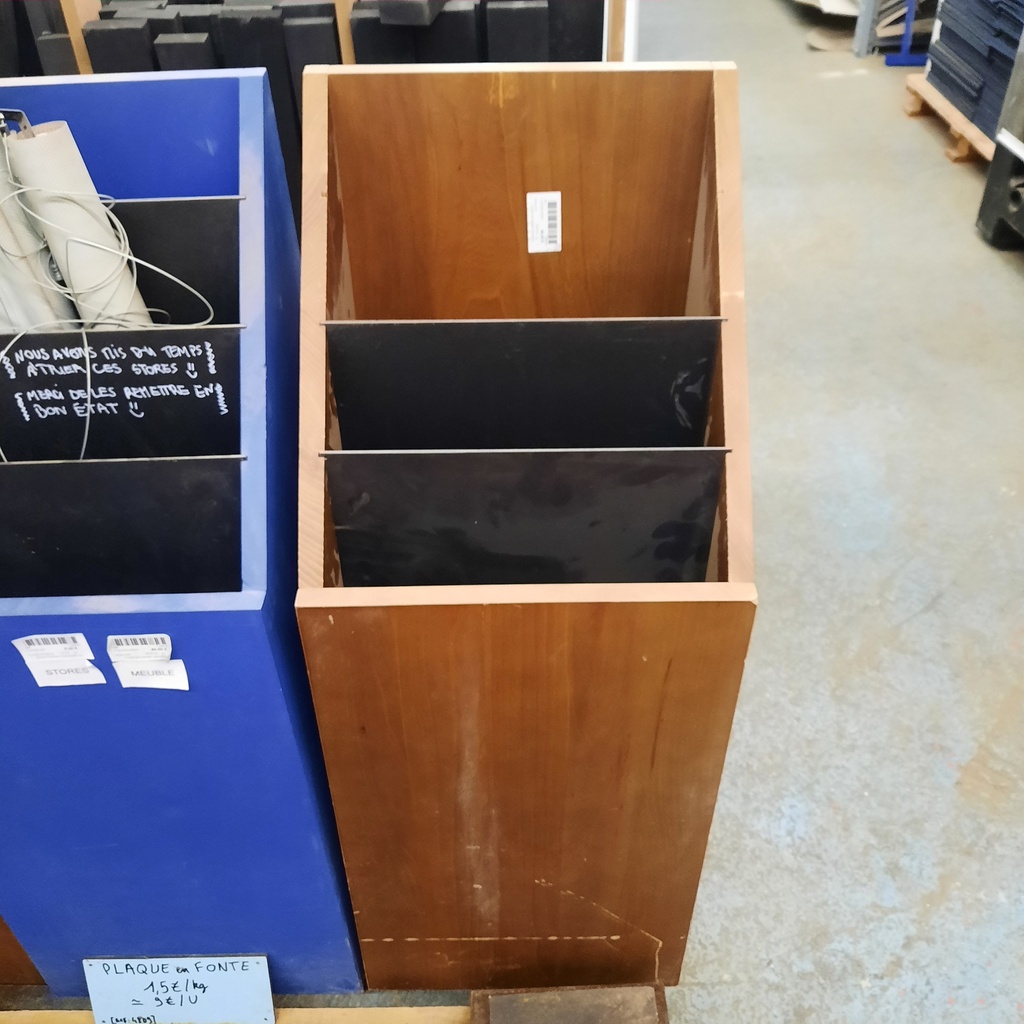 Meuble Orme Pupitre Porte Vinyle - 103 x 40 x 38cm