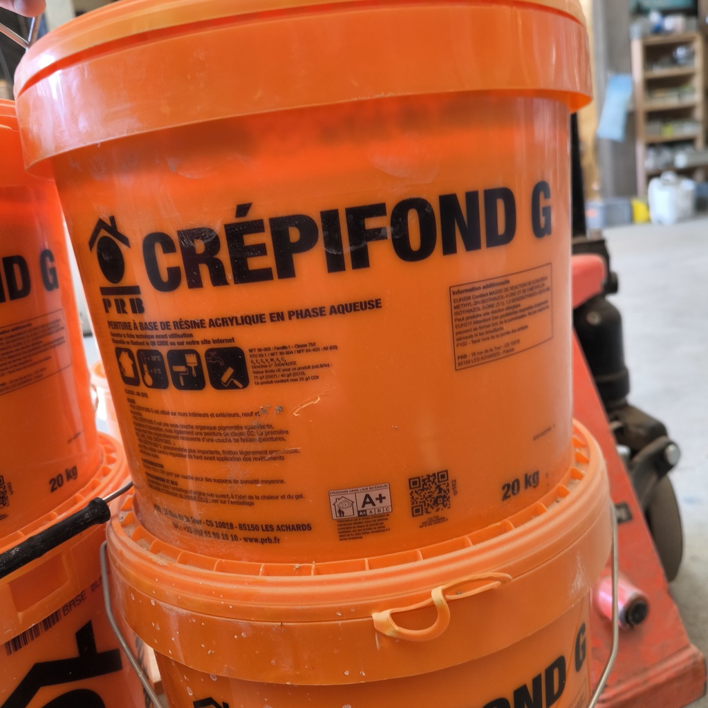 Enduit Crépifond G Jaune/Ocre - 20kg
