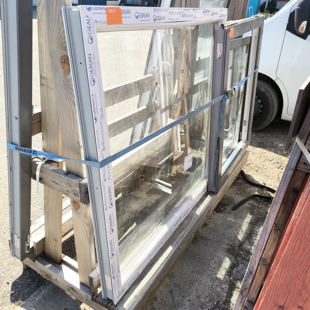 Châssis Fixe PVC Blanc - 1224 x 1196 x 40mm