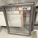 Fenêtre PVC Gris 1 Vantail Oscillo-Battant - 1120 x 940 x 40mm