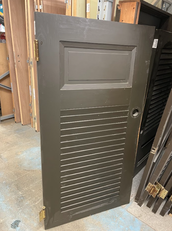 -50% Volet Bois Int Marron - 1445 x 755mm