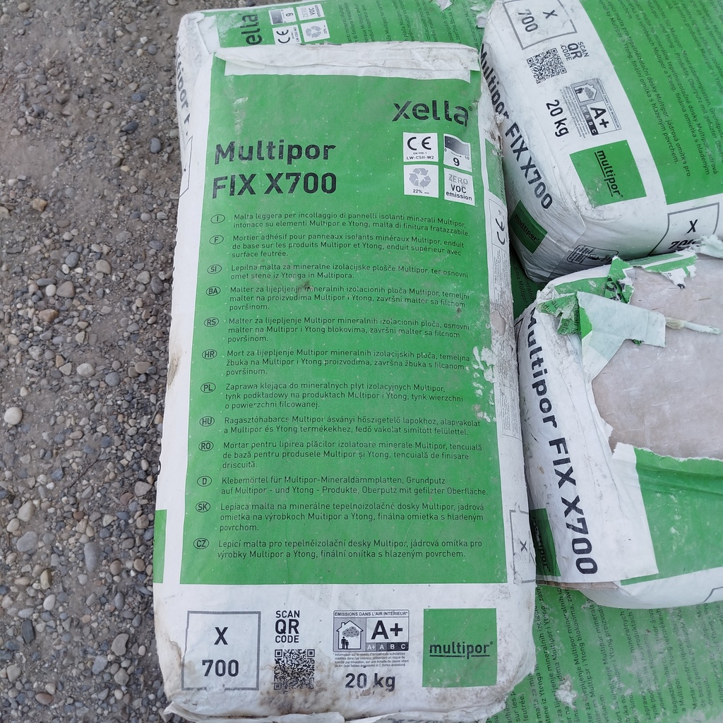 Mortier-Colle MULTIPOR FIX X700 - 25kg