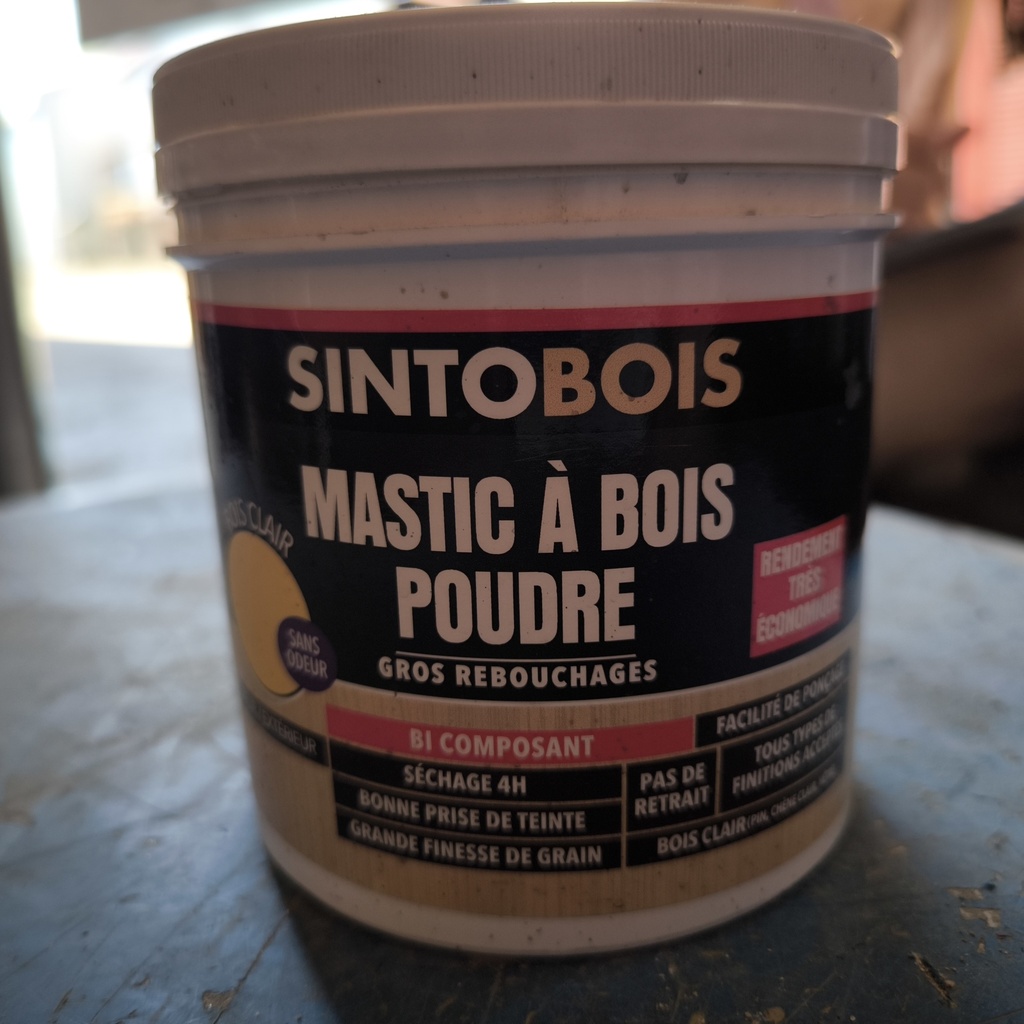 Mastic Bois En Poudre SintoBois - 400g