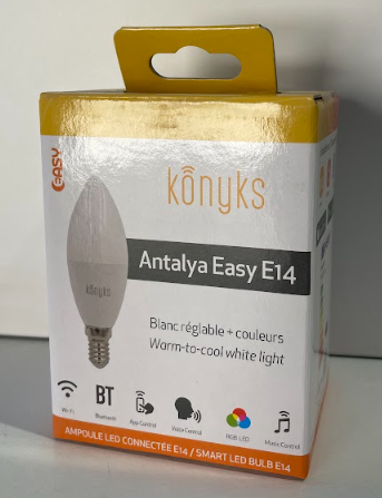 Ampoule Konyks Connectée WIFI Bluetooth E14 