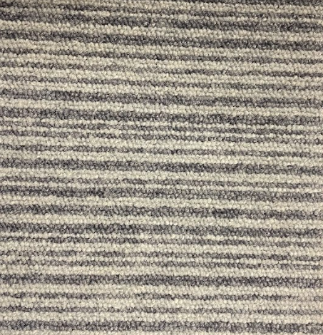 Lot Dalle Moquette Blanche/Grise Ligne - 5m² - 50x50cm