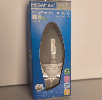 Ampoule - LED - Megaman - 3 Step Dimming - E14 - 6w eq 40W