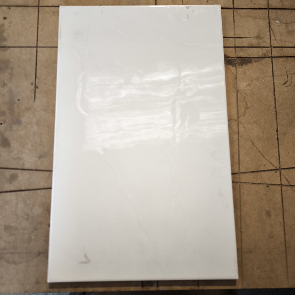 Lot Carrelage Blanc - 3m² - 40 x 25 x 0.8cm
