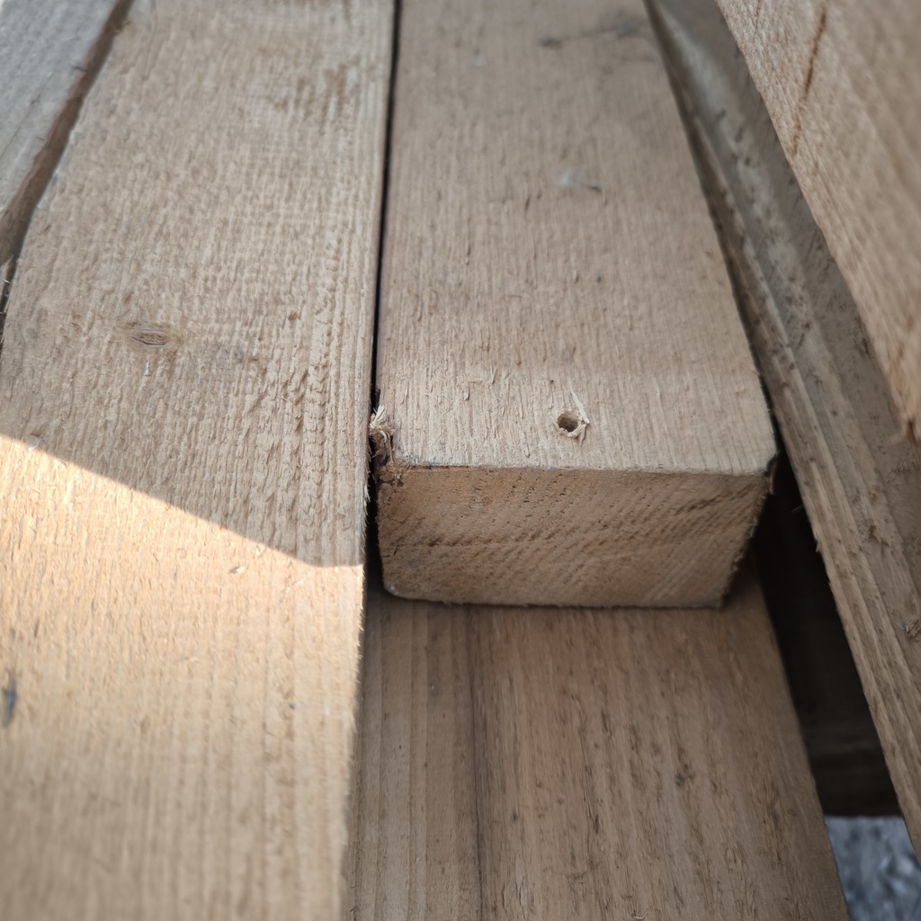 Bastaings Bois Massif - 90 x 60mm