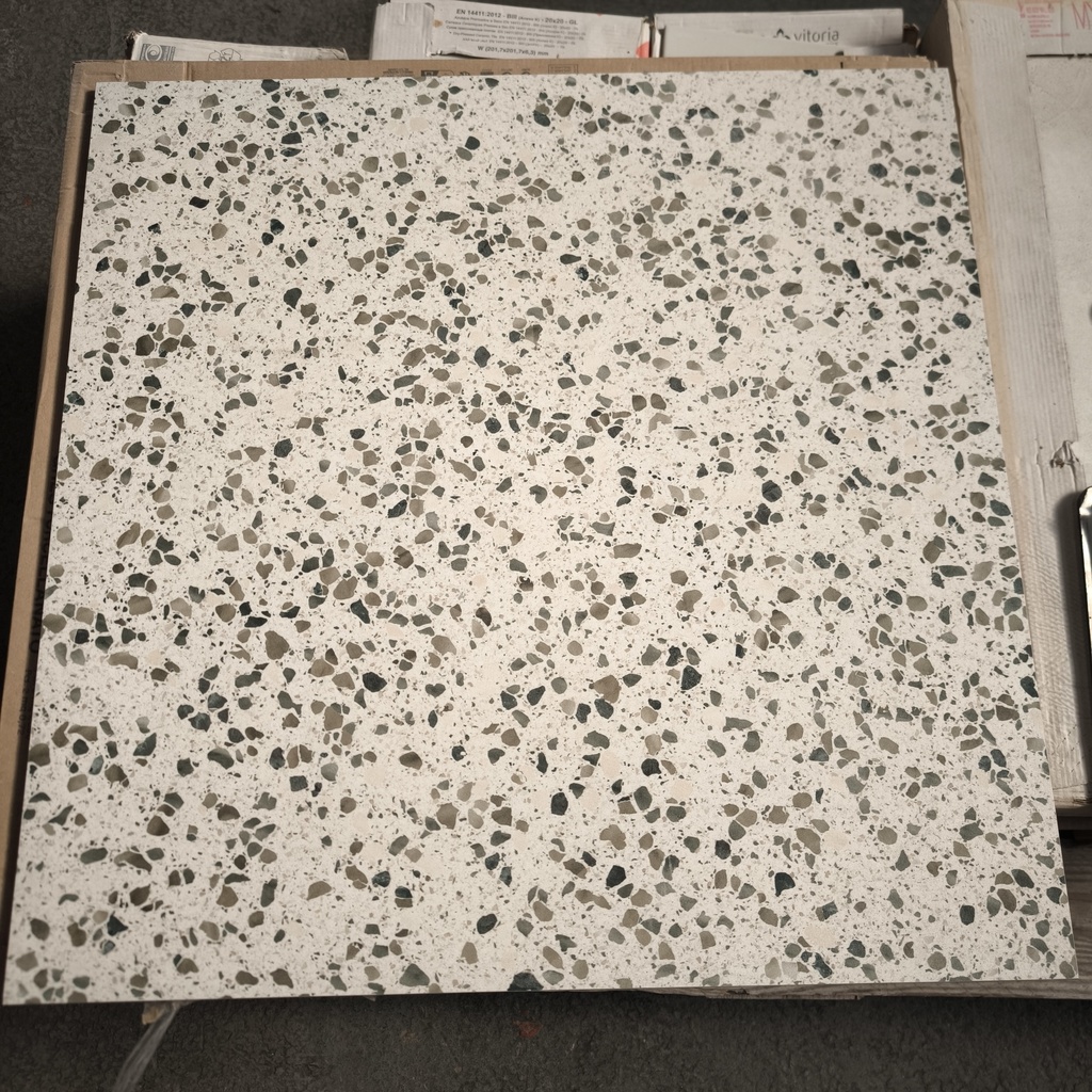 Lot Carrelage Effet Terrazzo - 2.16m² - 600 x 600 x 9mm