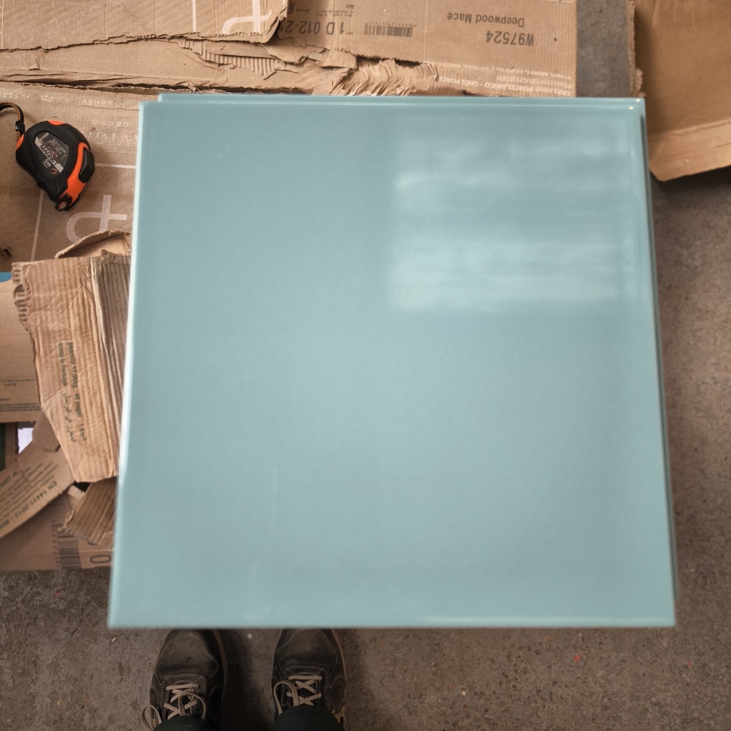 Lot Faïence Bleue Claire - 2.7m² - 200 x 200 x 6mm