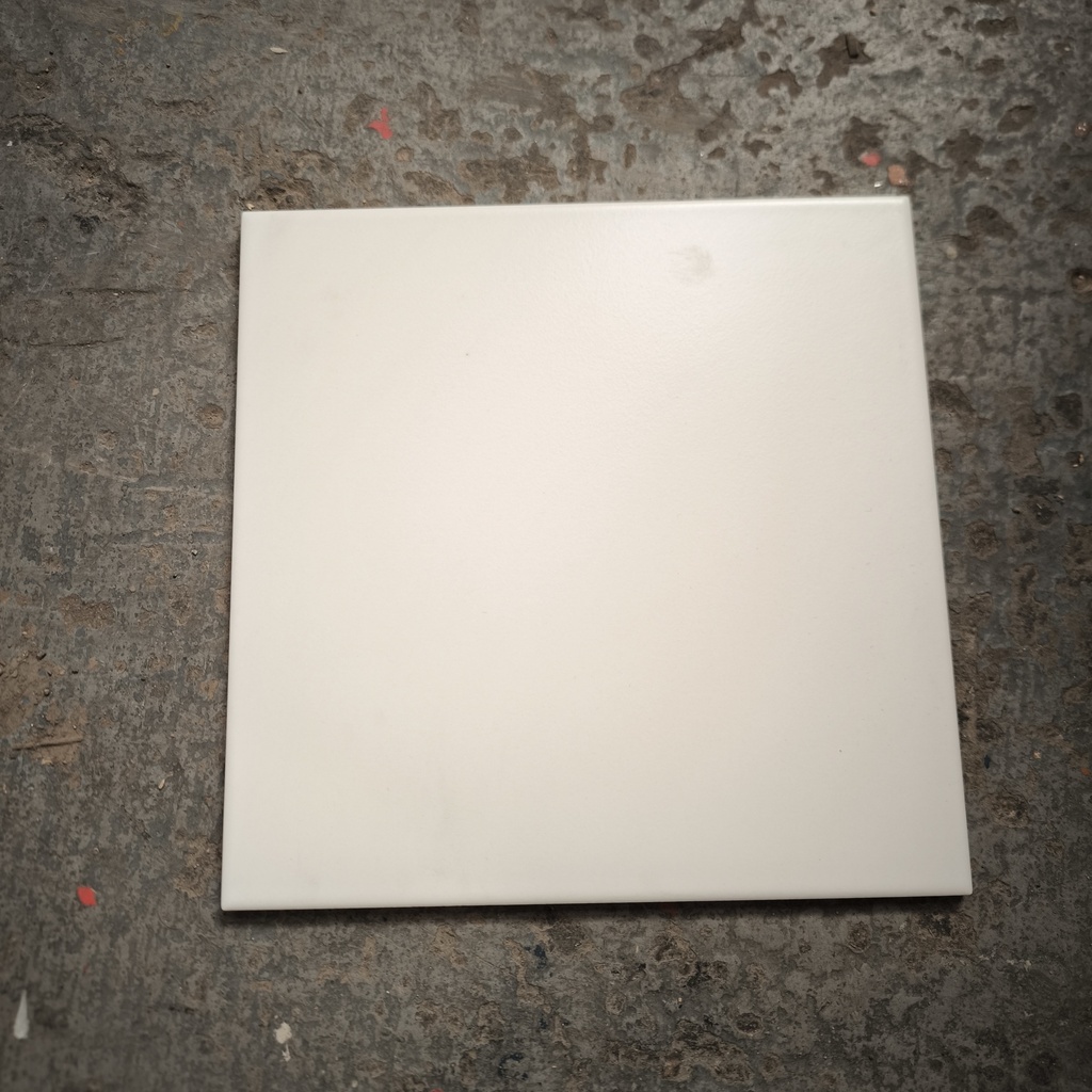 Lot Faïence Blanc Mat - 2.8m² - 200 x 200 x 6mm