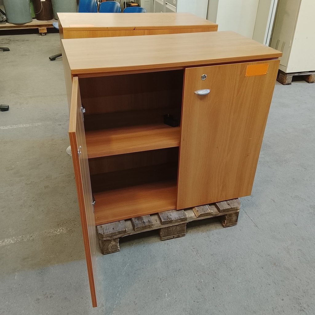 Commode Bois 2 Portes - 90 x 81 x 46cm