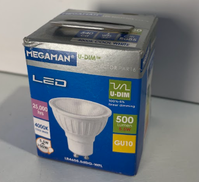 Ampoule Mégaman Dimmable GU10 - 4.5w eq 39w