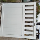 Portail PVC Battant Ajouré - 150 x 150 x 7cm