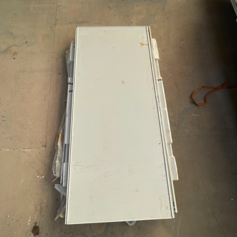 -50% Porte Placard Coulissante Blanche 1V - 1945 x 850mm