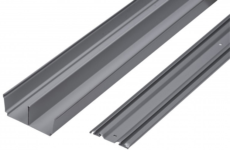 Rail Haut/Bas Porte Placard Coulissante - 1229 x 80mm