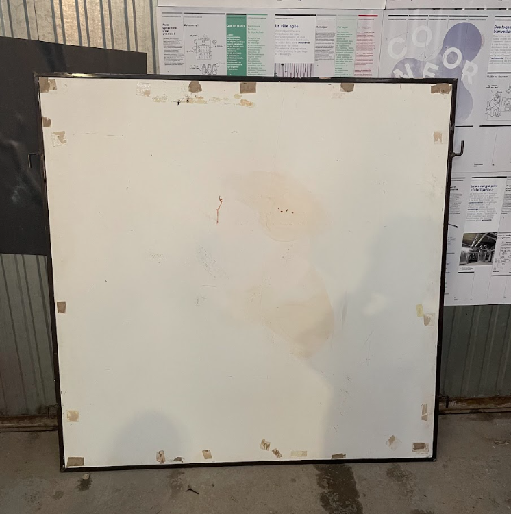 Panneau Affichage Baguette Marron - 153.5 x 111cm