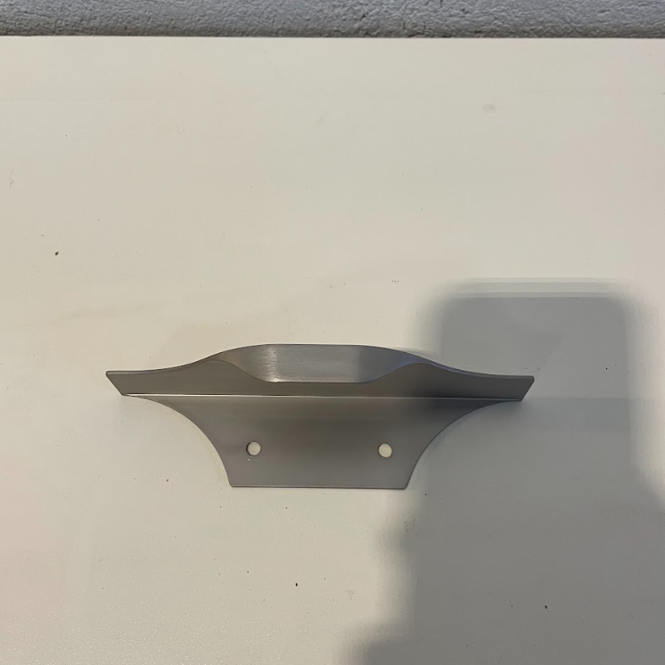 Poignée Meuble Alu Grise - 14.5 x 4.5cm