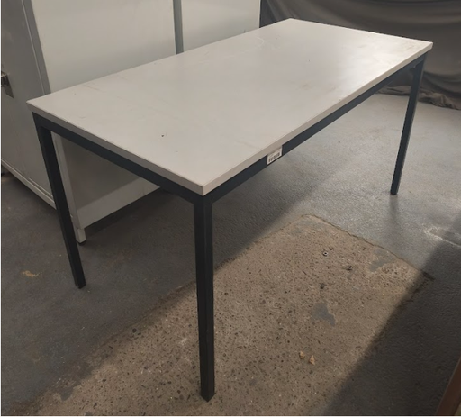 [529] Table de Bureau Gris 