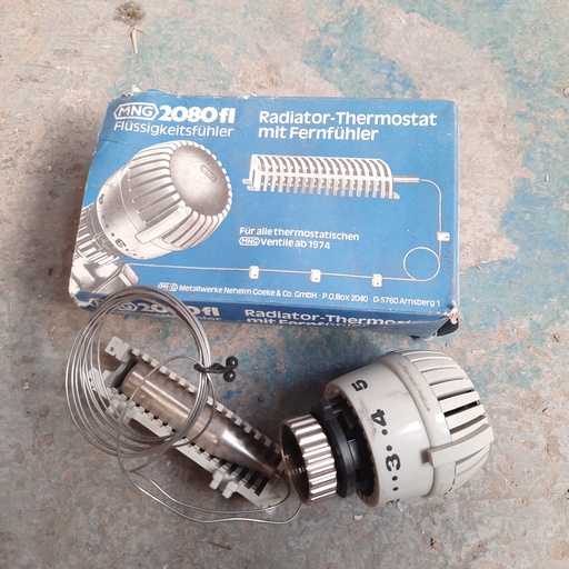 [250327ARHM087] Robinet Radiateur + Thermostat Bulbe A Distance MNG