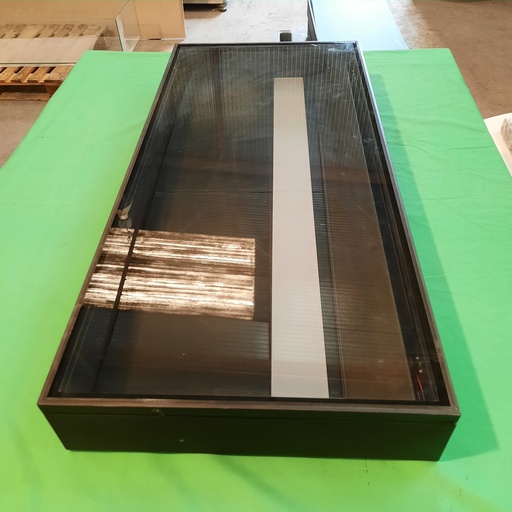 Vitrine Verre Acier Lumineuse