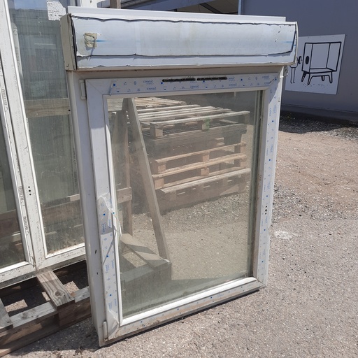 [250522LCA005] Fenêtre PVC 1 Ouvrant Oscillo-Battant + Volet Roulant - 1550 x 1090 x 130mm