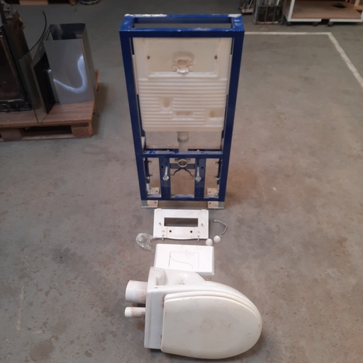 [250605ARO003] Lot WC Suspendu + Bâti Support - 113 x 52 x 18cm