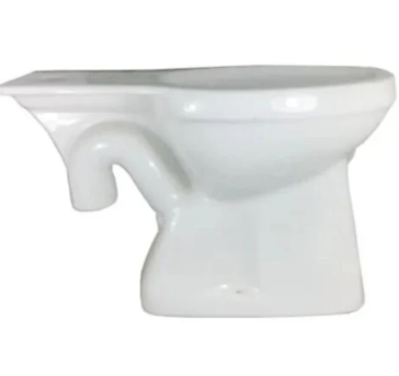 [250613DEMAT003] Cuvette WC Sur Pied Céramique Blanc - 60 x 40 x 33cm