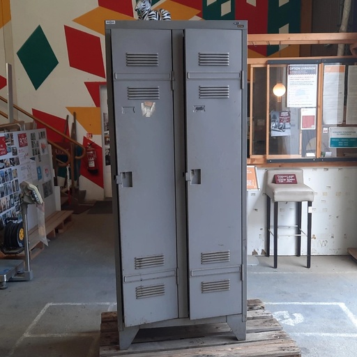 [PDC250708BOBDEM001] Vestiaire 2 Casiers - 193 x 81 x 50cm