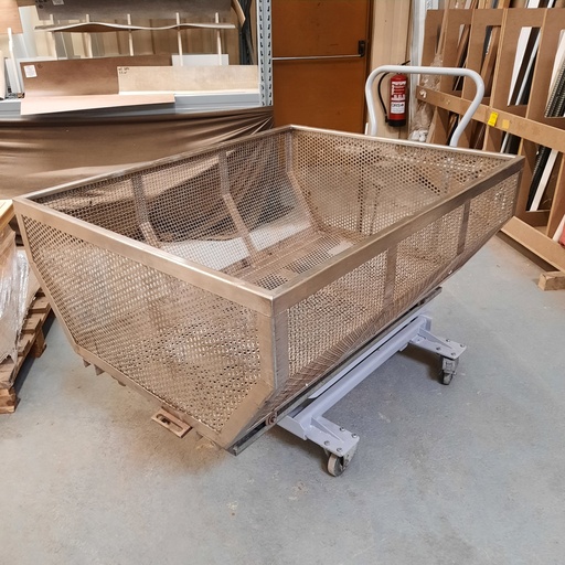 [250708BOBDEM031] Chariot Levage Mécanique A Roulette - 140 x 120 x 97cm