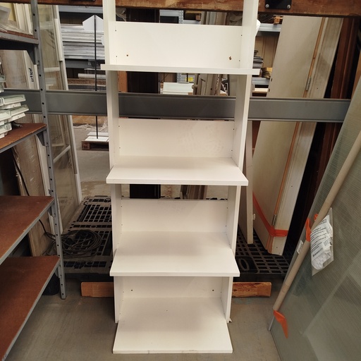 [250710ARHM008] Meuble A Etagère Blanc MDF (Medium) - 160 x 60 x 40cm
