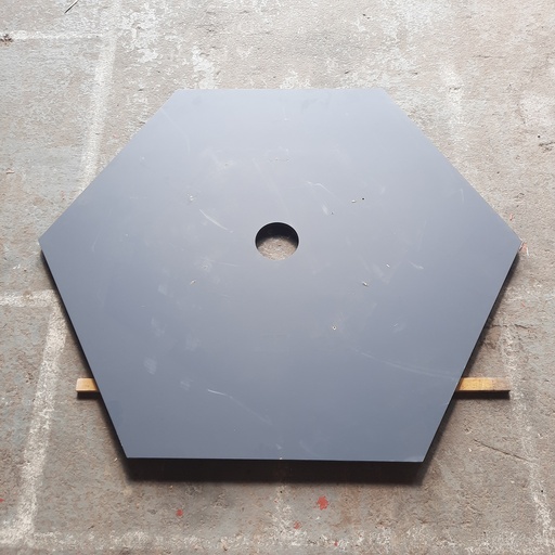 [250710LUG008-7] Panneau Hexagonal MDF (medium) - 109 x 109 x 1.9cm