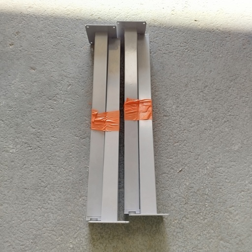 [250731LFS035] Lot 4 Pieds Acier Réglables - h : 70cm