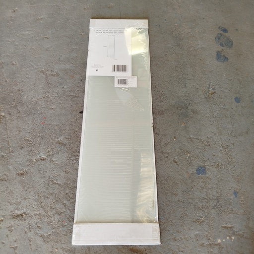 [250731LFS043] Panneau Verre Givré Sécurit Trempé - 1080 x 280 x 4mm