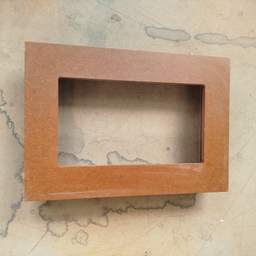 [250822MNK014] Cadre Marron MDF (Medium) - 66 x 46 x 9cm 