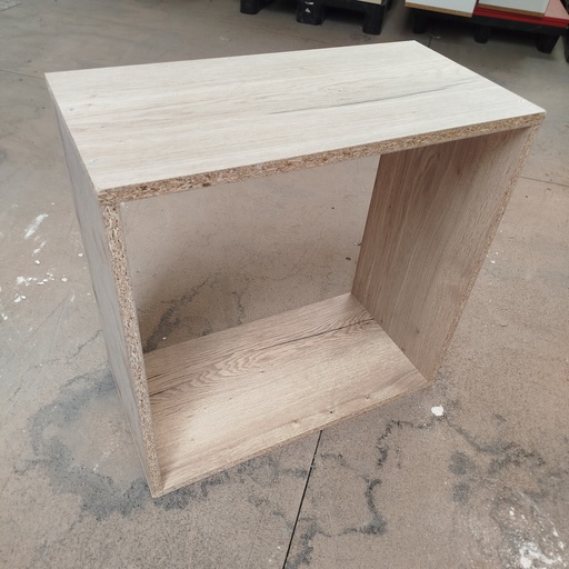 [250822MNK018] Caisson Aggloméré Effet Bois - 60 x 60 x 30cm